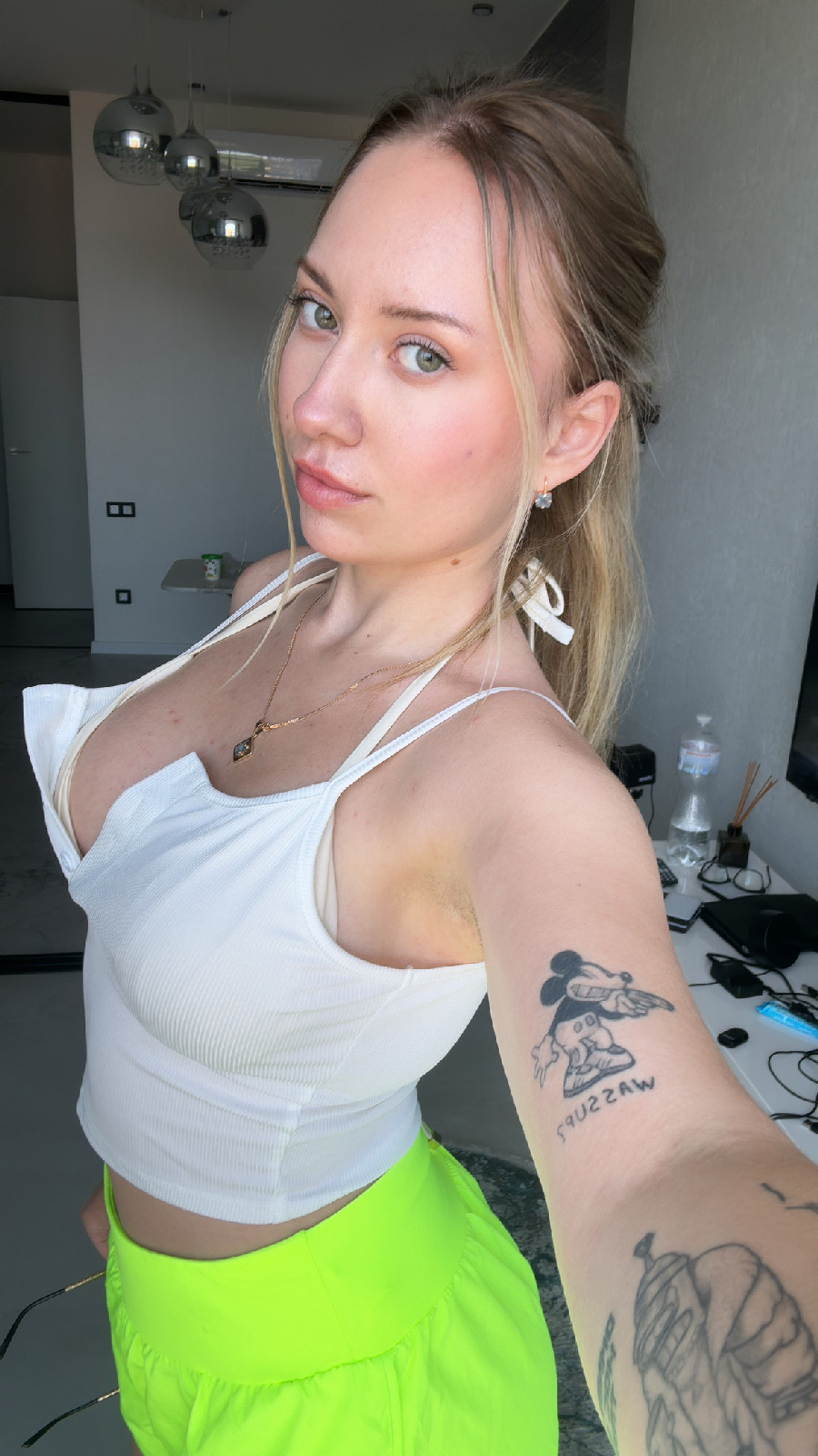 KateV in her underwear in Rio de Janeiro